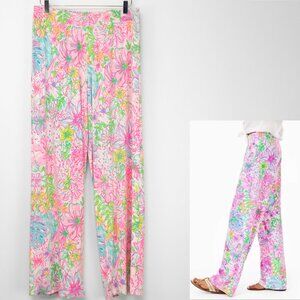 Lilly Pulitzer Lorena Breezy Palazzo Pants Paradise Found Colorful Size Large